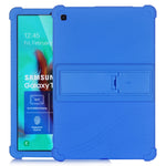 Tablet PC Silicone Protective Case with Invisible Bracket, For Galaxy Tab A 10.1 (2019) T510, For Galaxy Tab S5e T720