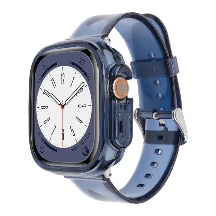 Glacier Jelly Clear TPU Case Watch Band, For Apple Watch Ultra 3 / 2 / 1 49mm