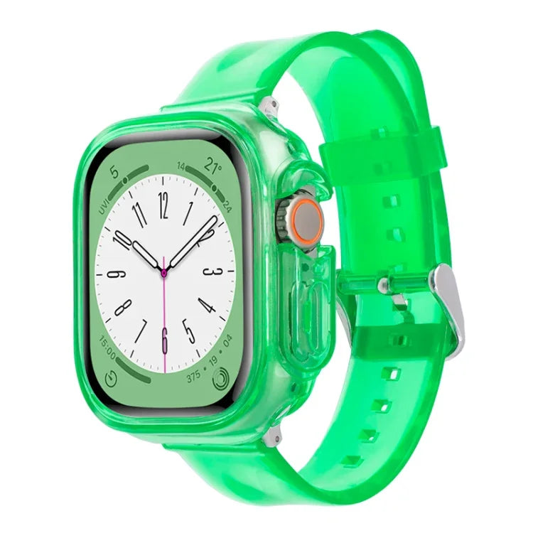 Glacier Jelly Clear TPU Case Watch Band, For Apple Watch Ultra 3 / 2 / 1 49mm