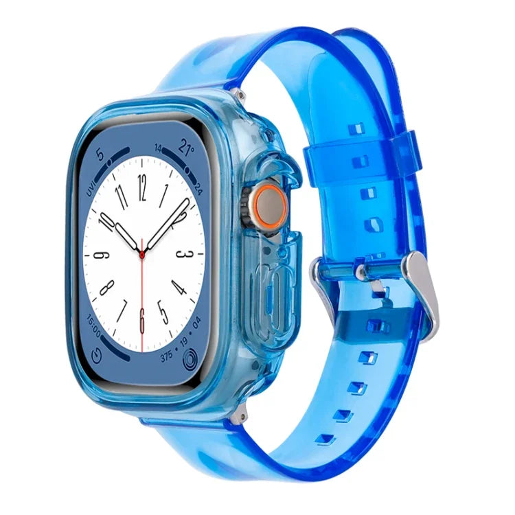 Glacier Jelly Clear TPU Case Watch Band, For Apple Watch Ultra 3 / 2 / 1 49mm