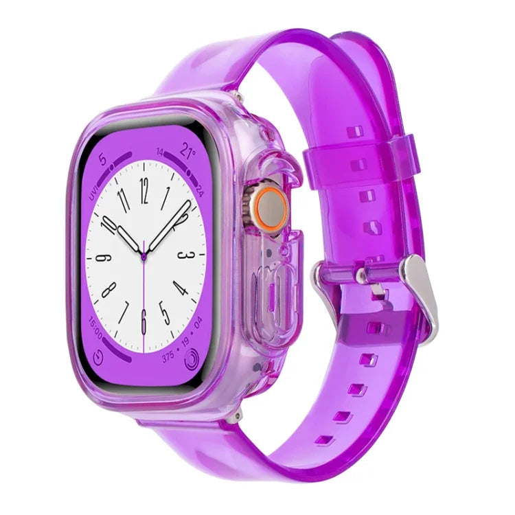 Glacier Jelly Clear TPU Case Watch Band, For Apple Watch Ultra 3 / 2 / 1 49mm