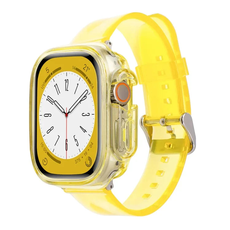 Glacier Jelly Clear TPU Case Watch Band, For Apple Watch Ultra 3 / 2 / 1 49mm