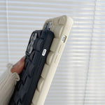 3D Cube Weave Texture Skin Feel Phone Case, For iPhone 14 Pro Max, For iPhone 14 Pro, For iPhone 14