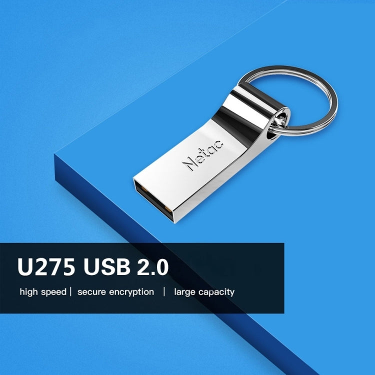 Netac U275 64GB USB 2.0セキュア暗号化アルミ合金Uディスク、64GB