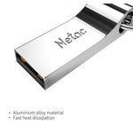 Netac U275 64GB USB 2.0セキュア暗号化アルミ合金Uディスク、64GB