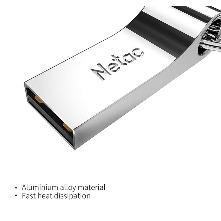 Netac U275 64GB USB 2.0セキュア暗号化アルミ合金Uディスク、64GB