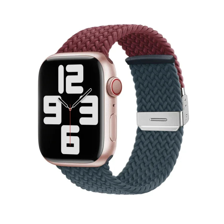 ナイロン編みステッチバックルウォッチバンド、Apple Watch Series 8&7 41mm用、Apple Watch Series 8&7 45mm用