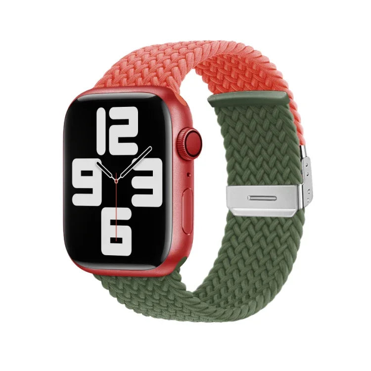 ナイロン編みステッチバックルウォッチバンド、Apple Watch Series 8&7 41mm用、Apple Watch Series 8&7 45mm用