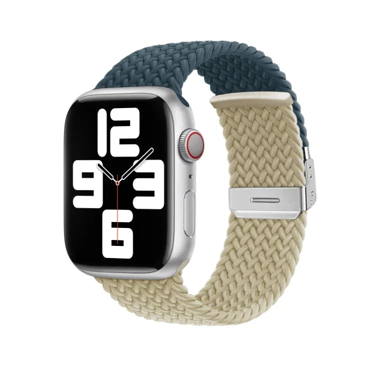ナイロン編みステッチバックルウォッチバンド、Apple Watch Series 8&7 41mm用、Apple Watch Series 8&7 45mm用
