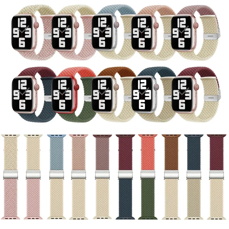 ナイロン編みステッチバックルウォッチバンド、Apple Watch Series 8&7 41mm用、Apple Watch Series 8&7 45mm用