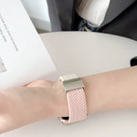 ナイロン編みステッチバックルウォッチバンド、Apple Watch Series 8&7 41mm用、Apple Watch Series 8&7 45mm用