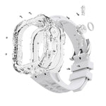 フッ素ゴムクリアアーマーケースウォッチバンド、Apple Watch Ultra 3 / 2 / 1 49mm用