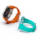 フッ素ゴムクリアアーマーケースウォッチバンド、Apple Watch Ultra 3 / 2 / 1 49mm用