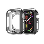 メッキTPU 丸穴ホロー保護ケース、Apple Watch シリーズ6／5／4／SE 2025／2023／2022 40mm用、Apple Watch シリーズ3＆2＆1 42mm用