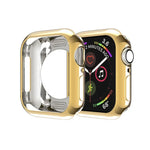 メッキTPU 丸穴ホロー保護ケース、Apple Watch シリーズ6／5／4／SE 2025／2023／2022 40mm用、Apple Watch シリーズ3＆2＆1 42mm用