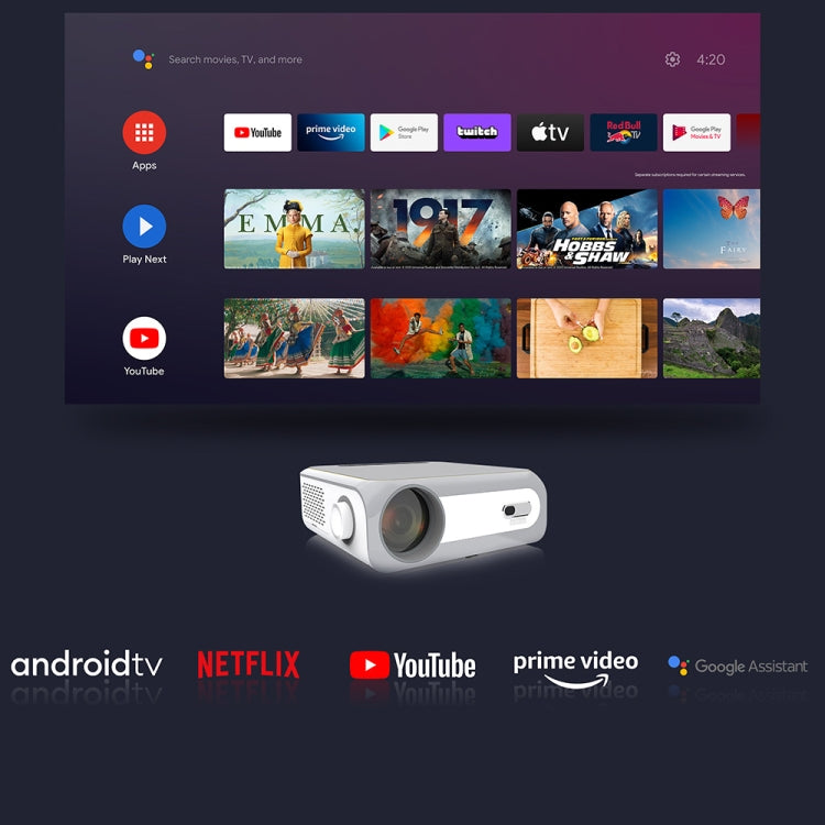 MECOOL KP1 1920x1080P 700ANSIルーメン ポータブルミニLCDスマートプロジェクター, KP1