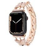 バタフライメタルダイヤモンドウォッチバンド、Apple Watch Series 8&7 45mm用、Apple Watch Series 8&7 41mm用