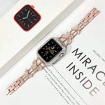 バタフライメタルダイヤモンドウォッチバンド、Apple Watch Series 8&7 45mm用、Apple Watch Series 8&7 41mm用