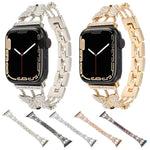 バタフライメタルダイヤモンドウォッチバンド、Apple Watch Series 8&7 45mm用、Apple Watch Series 8&7 41mm用