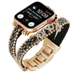 LOVE レザー チェーン 時計バンド、Apple Watch Series 8&7 45mm 用、Apple Watch Series 8&7 41mm 用