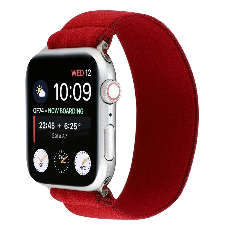 伸縮性ナイロン編みウォッチバンド、Apple Watch Series 8&7 45mm用、Apple Watch Series 8&7 41mm用