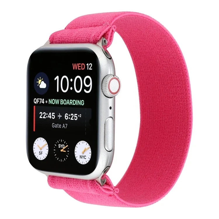 伸縮性ナイロン編みウォッチバンド、Apple Watch Series 8&7 45mm用、Apple Watch Series 8&7 41mm用