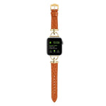 Dバックル クロコダイル 本革 時計バンド、Apple Watch Series 8&7 45mm 用、Apple Watch Series 8&7 41mm 用