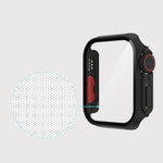 着脱式ボタン付きフィルムPCウォッチケース、Apple Watch Series 9 / 8 / 7 41mm用、Apple Watch Series SE 2025 / SE 2 / 6 / SE / 5 / 4 40mm用、Apple Watch SE 2025 / SE 2 / 6 / SE / 5 / 4 40mm用