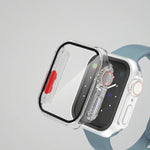 着脱式ボタン付きフィルムPCウォッチケース、Apple Watch Series 9 / 8 / 7 41mm用、Apple Watch Series SE 2025 / SE 2 / 6 / SE / 5 / 4 40mm用、Apple Watch SE 2025 / SE 2 / 6 / SE / 5 / 4 40mm用