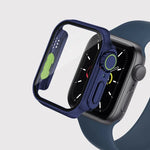 着脱式ボタン付きフィルムPCウォッチケース、Apple Watch Series 9 / 8 / 7 41mm用、Apple Watch Series SE 2025 / SE 2 / 6 / SE / 5 / 4 40mm用、Apple Watch SE 2025 / SE 2 / 6 / SE / 5 / 4 40mm用