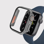 着脱式ボタン付きフィルムPCウォッチケース、Apple Watch Series 9 / 8 / 7 41mm用、Apple Watch Series SE 2025 / SE 2 / 6 / SE / 5 / 4 40mm用、Apple Watch SE 2025 / SE 2 / 6 / SE / 5 / 4 40mm用