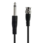 BNC オス から 6.35mm プラグ 接続ケーブル、1m、2m、3m