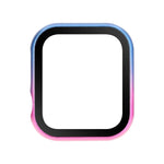 メタルフレーム＋強化ガラス プロテクターケース、Apple Watch Series 9 / 8 / 7 45mm 用、Apple Watch Series SE 2025＆SE2＆6＆SE＆5＆4 44mm 用、Apple Watch Series 3＆2＆1 42mm 用、Apple Watch Series 9 / 8 / 7 41mm 用