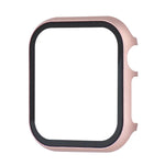 メタルフレーム＋強化ガラス プロテクターケース、Apple Watch Series 9 / 8 / 7 45mm 用、Apple Watch Series SE 2025＆SE2＆6＆SE＆5＆4 44mm 用、Apple Watch Series 3＆2＆1 42mm 用、Apple Watch Series 9 / 8 / 7 41mm 用