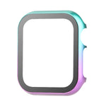 メタルフレーム＋強化ガラス プロテクターケース、Apple Watch Series 9 / 8 / 7 45mm 用、Apple Watch Series SE 2025＆SE2＆6＆SE＆5＆4 44mm 用、Apple Watch Series 3＆2＆1 42mm 用、Apple Watch Series 9 / 8 / 7 41mm 用