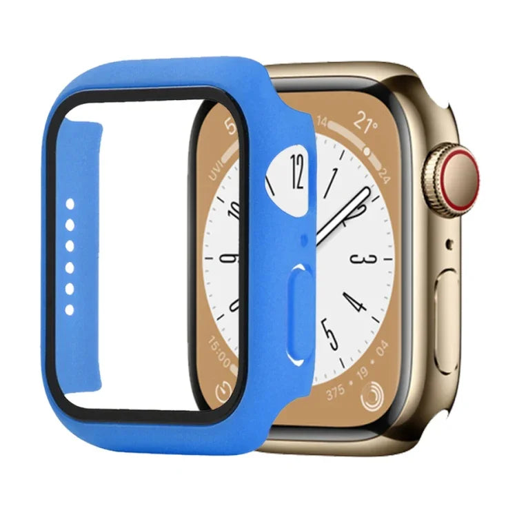 耐衝撃PC＋強化ガラスウォッチ保護ケース、Apple Watch シリーズ9 / 8 / 7 41mm用、Apple Watch シリーズ9 / 8 / 7 45mm用