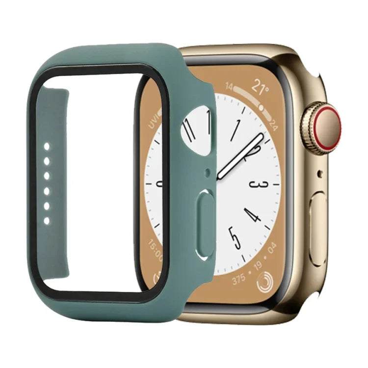 耐衝撃PC＋強化ガラスウォッチ保護ケース、Apple Watch シリーズ9 / 8 / 7 41mm用、Apple Watch シリーズ9 / 8 / 7 45mm用