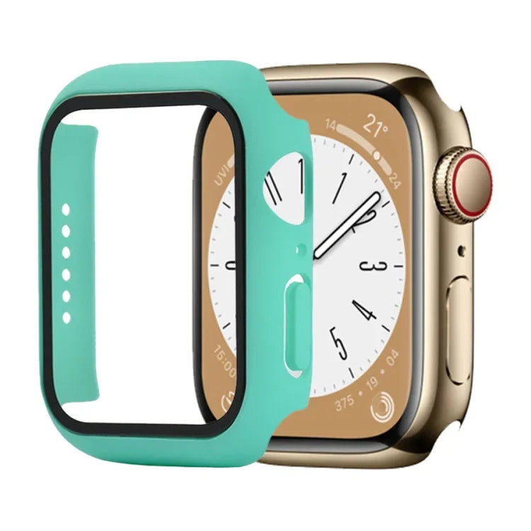 耐衝撃PC＋強化ガラスウォッチ保護ケース、Apple Watch シリーズ9 / 8 / 7 41mm用、Apple Watch シリーズ9 / 8 / 7 45mm用