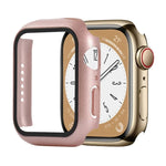 耐衝撃PC＋強化ガラスウォッチ保護ケース、Apple Watch シリーズ9 / 8 / 7 41mm用、Apple Watch シリーズ9 / 8 / 7 45mm用
