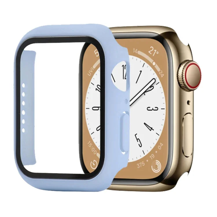 耐衝撃PC＋強化ガラスウォッチ保護ケース、Apple Watch シリーズ9 / 8 / 7 41mm用、Apple Watch シリーズ9 / 8 / 7 45mm用