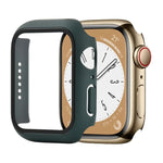 耐衝撃PC＋強化ガラスウォッチ保護ケース、Apple Watch シリーズ9 / 8 / 7 41mm用、Apple Watch シリーズ9 / 8 / 7 45mm用