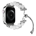 ダブルロウビーズ伸縮チェーンウォッチバンド、Apple Watch Ultra 49mm / シリーズ8&7 45mm / SE 2&6&SE&5&4 44mm / 3&2&1 42mm用、Apple Watch シリーズ8&7 41mm / SE 2&6&SE&5&4 40mm / 3&2&1 38mm用