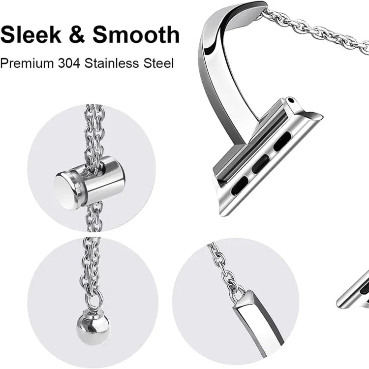 ステンレススチール ブレスレットウォッチバンド、Apple Watch Ultra 49mm / シリーズ 8&7 45mm / SE 2&6&SE&5&4 44mm / 3&2&1 42mm 用、Apple Watch シリーズ 8&7 41mm / SE 2&6&SE&5&4 40mm / 3&2&1 38mm 用