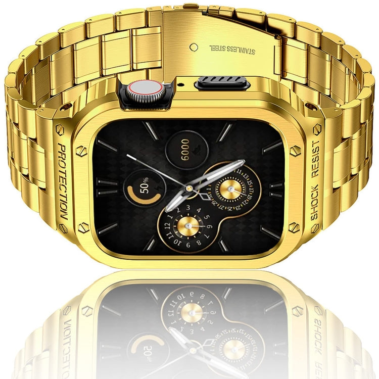 メタル一体型ウォッチ保護ケース、Apple Watch シリーズ SE 2025&6&SE&5&4 44mm 用、Apple Watch Ultra 3 / 2 / 1 49mm 用、Apple Watch シリーズ 9 / 8 / 7 45mm 用