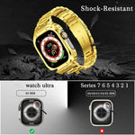 メタル一体型ウォッチ保護ケース、Apple Watch シリーズ SE 2025&6&SE&5&4 44mm 用、Apple Watch Ultra 3 / 2 / 1 49mm 用、Apple Watch シリーズ 9 / 8 / 7 45mm 用