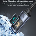 JOYROOM S-CL020A16 20W USB-C / Type-C から 8ピン デジタル表示 急速充電データケーブル、Type-C から 8ピン
