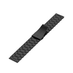 22mm Three Bead Stainless Steel Metal Watch Band, For Honor Watch GS 3i