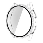 シングルロウダイヤモンドPC＋強化ガラスウォッチケース、Samsung Galaxy Watch5 44mm用