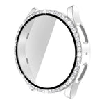 シングルロウダイヤモンドPC＋強化ガラスウォッチケース、Samsung Galaxy Watch5 44mm用