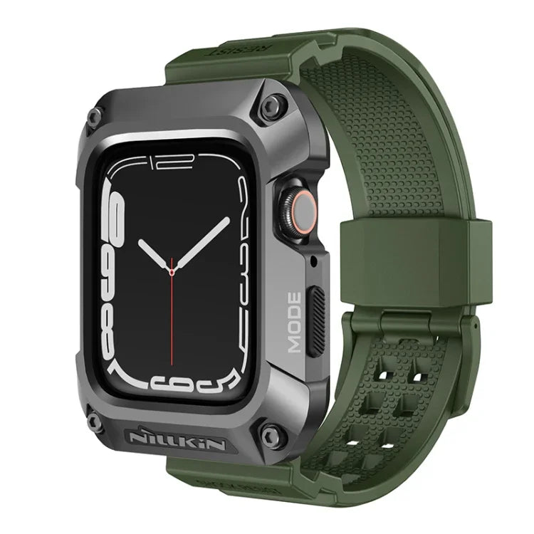NILLKIN Ruidong シリーズ合金＋TPU一体型ウォッチバンド、Apple Watch シリーズ 8&7 45mm 用